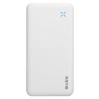 S-LINK IP-G12N 10000mAh Micro+Usb+ Type-C Giriş+Çıkış Beyaz. Taşınabilir Pil Şarj Cihazı Powerbank